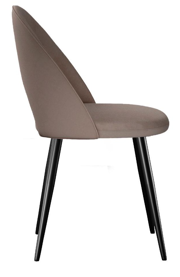 Стул DikLine 383 поворотный B5 LATTE, ножки черные