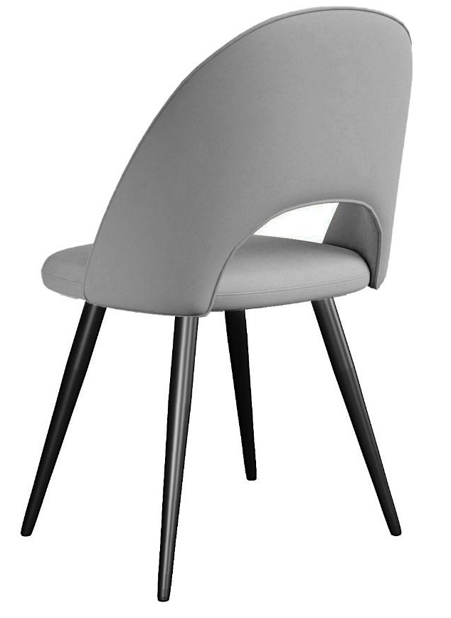 Стул DikLine 383 поворотный B22 GREY, ножки черные